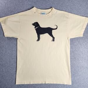 Vintage The Black Dog Martha's Vineyard Shirt Adult Medium Yellow 1994 Kellsport